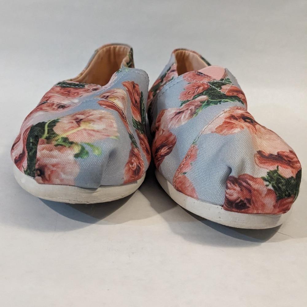 TOMS Alpargata Floral Slip-On Shoes Women's Size 11 Comfort Flowers Cottagecore - Picture 3 of 9